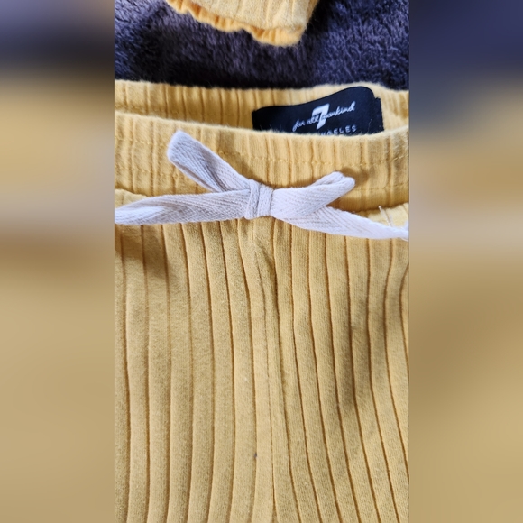 7 For All Mankind 2pc Infant Unisex Set-yellow - Picture 9 of 11